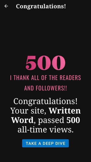 I THANK ALL OF THE READERS AND FOLLOWERS!!